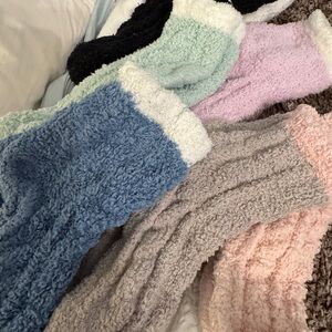 Cozy Multicolor Fuzzy Socks Set